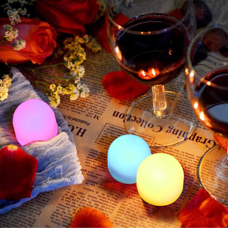 Novelty Place Color Changing Mini Nightlight, Multicolor LED Mood Lighting