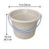 JOEY'Z 10QT (9.5L) Heavy Duty Sturdy Spout Pail Bucket with