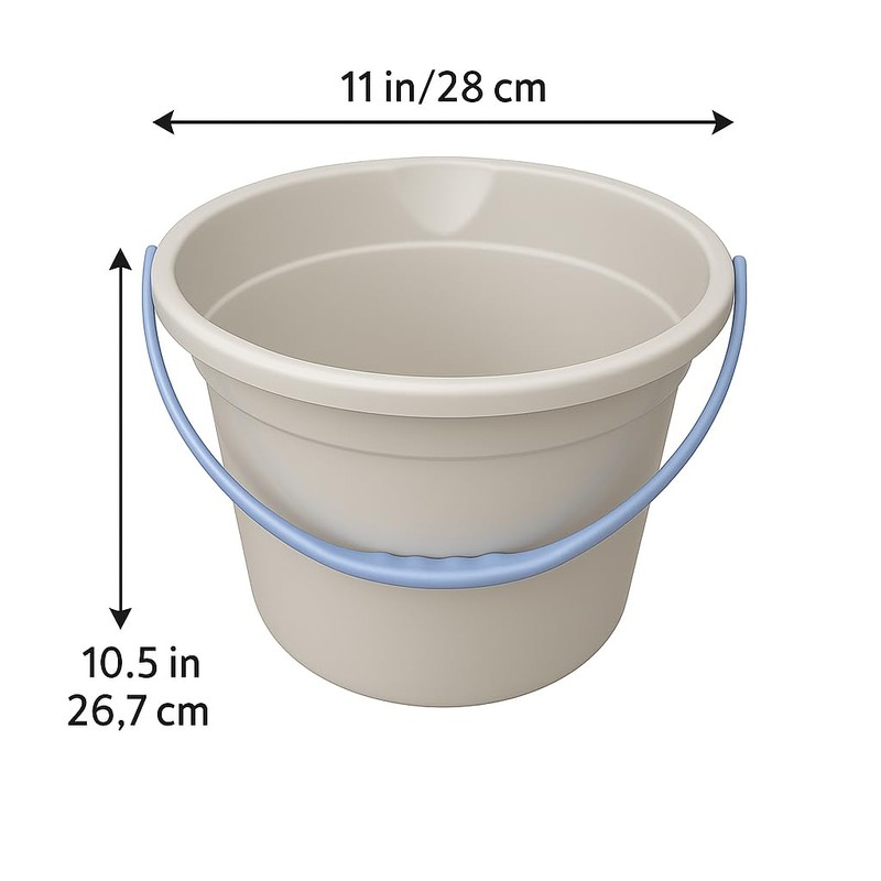 JOEY'Z 10QT (9.5L) Heavy Duty Sturdy Spout Pail Bucket with