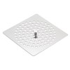 uxcell Shower Drain Hair Catcher, 3.7 inch Stainless Steel Square