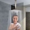 NearMoon Rain Shower Head With Shower Arm, Ceiling Mount Square