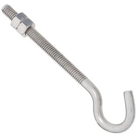 National Hardware N221-713 2163BC Hook Bolt in Stainless Steel 5/16" x 5"