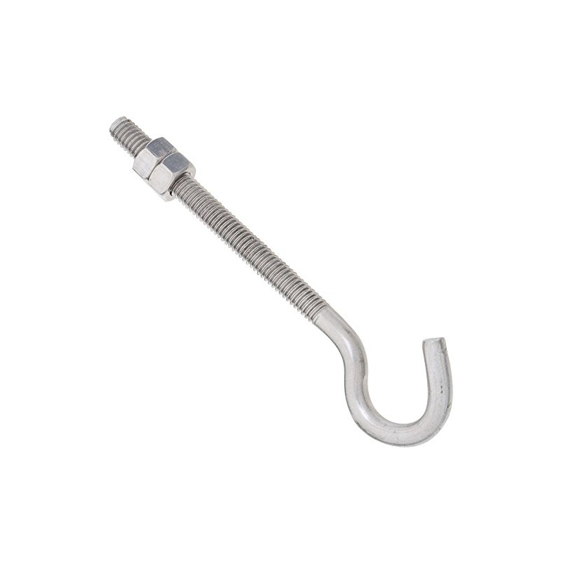 National Hardware N221-713 2163BC Hook Bolt in Stainless Steel 5/16"