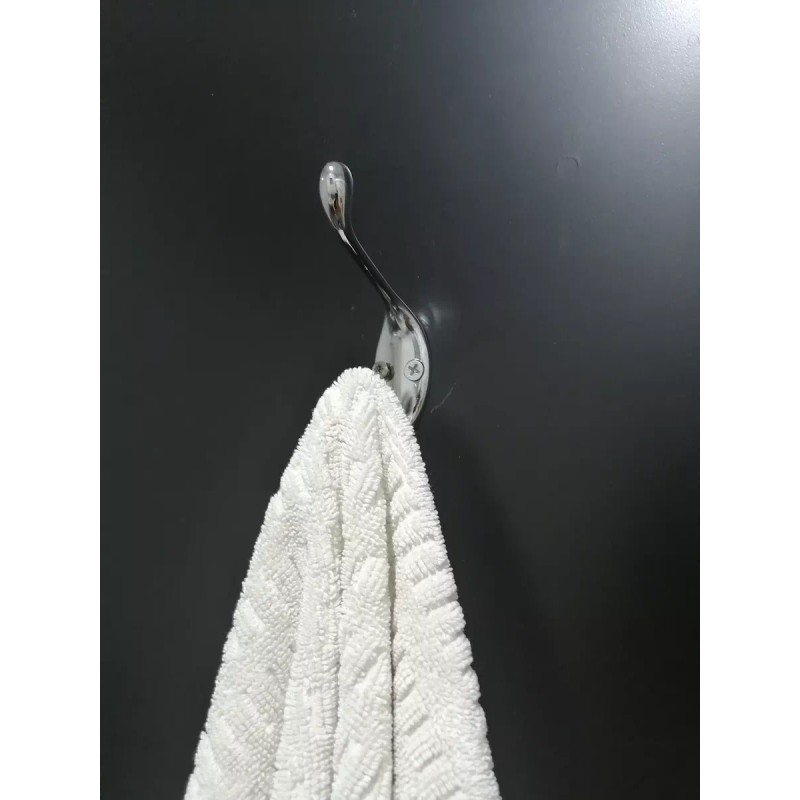 LIZOFERTAS Perchero Para Puerta Cromo Con Tornillo