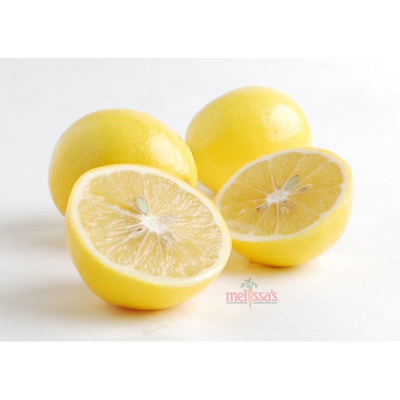 Melissa's Meyer Lemons (5lbs), Fresh Citrus for Baking, Cooking, or