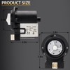 Siwdoy WH23X10036 Drain Pump Motor (ONLY MOTOR) Compatible with GE