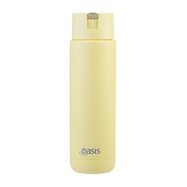 Oasis Ceramic Lined Stainless Steel Triple Wall Insulated Moda Drink Bottle 700 ml - Daffodil