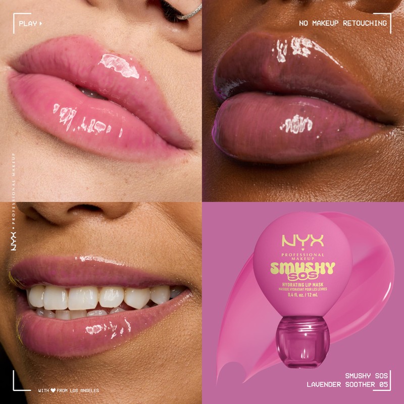 NYX Professional Makeup SOS HYDRATING LIP MASK LAVEN