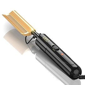 DAN Technology Peine caliente curvado, peine caliente de 450 °F, peine caliente de cerámica, peine de prensa de calor, peines calientes de baja y alta