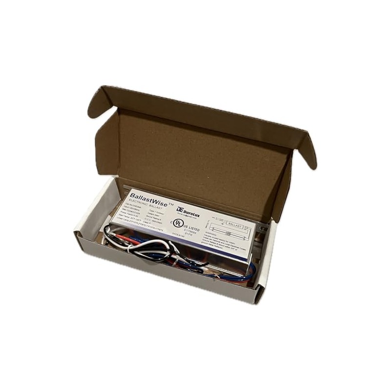 BalastWise Electronic Ballast, Type DXE2M5, Input 120V/60Hz, 0.55A, 20-115F