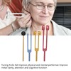 Tuning Forks Set for Healing with Mallet 3 Color Weighted