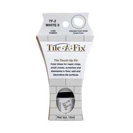 Tile-A-Fix Tile Touch Up Repair Glaze - (White - TF2 Slight Grayish hue)