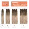 XDhair Tape-In Extensions, Real Hair, Dark Brown to Dirty Blonde,