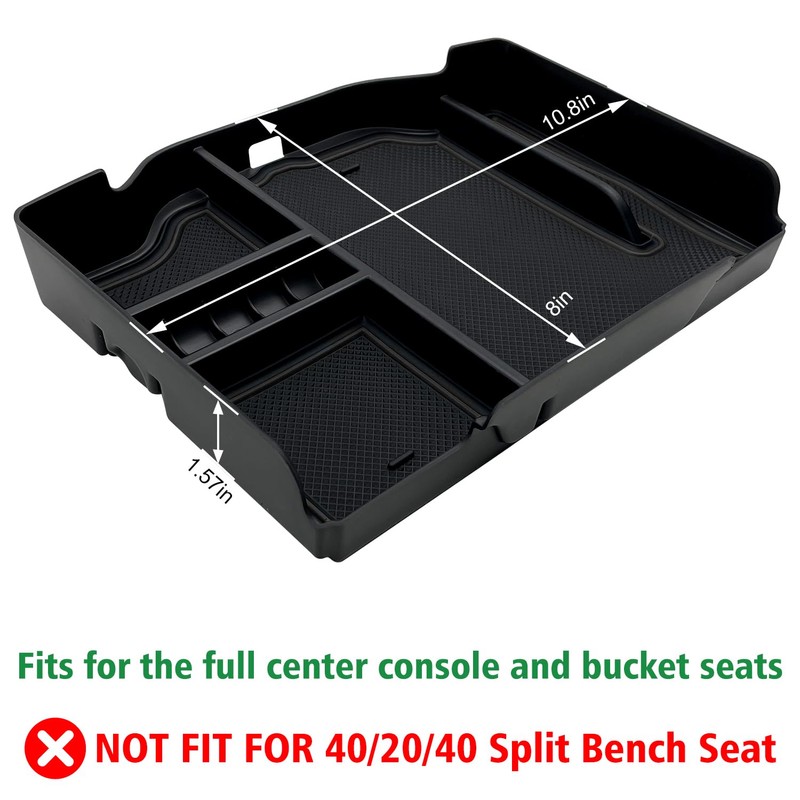 EVTIME Center Console Organizer fit for Dodge RAM 1500 2500