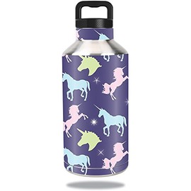 MightySkins Skin Compatible with Ozark Trail Water Bottle 64 oz – Unicorn Dream | Protective, Durable, and Unique Vinyl Decal wrap Cover | Easy to Apply, Remove, and Change Styles | Made in The USA
