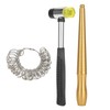 3pcs / Set Ring Mandrel Sizer Finger Measuring Stick Handle