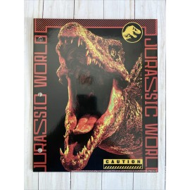 Universal Studios Jurassic Park World 2 Folders + Spiral Notebook Dinosaur School Supplies New Kid