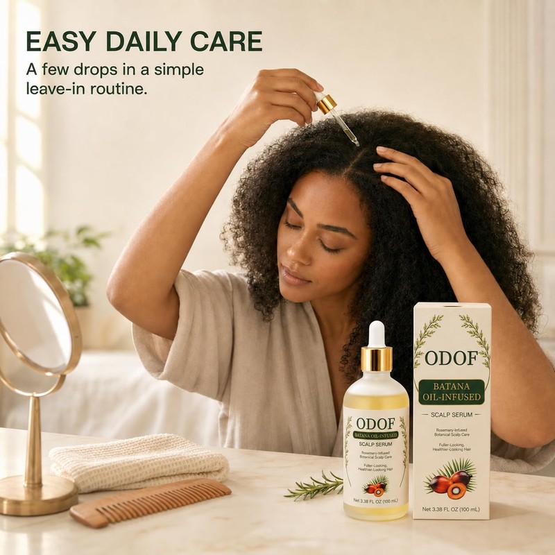 Batana Oil-Infused Scalp Serum with Rosemary