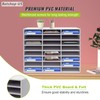 Gdrasuya10 Classroom Office Mailbox 24 Slots Literature Mail Organizers Desktop
