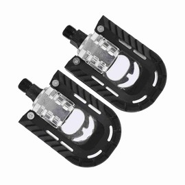 Foldable Aluminium Alloy Bike Pedals Skid Resistant Pedals Pair Foldable Lightweight Road Pedals Replacement Part Accessory -Skid Device