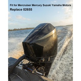 HZSIFU Stainless Steel Skeg Protector Compatible with Mercruiser Mercury Suzuki Yamaha Motors Replace 02655