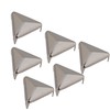 Silver Triangle Pyramid Studs Spike Rivet Craft Punk Tacks Nailhead