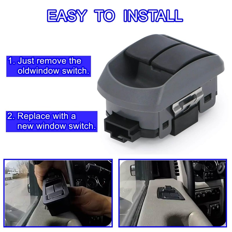 Dual Window Switch,Compatible with Paccar Kenworth Vehicles，Electric Window Lifter Switches