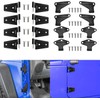 16PCS Body Door Hinge Sets Compatible with 2007-2018 Wrangl-er JK
