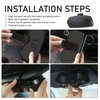 Arwrilt 1 PC Car Sun Visor Sunglasses Case, 6.7" x