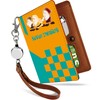 [Pretimo] Snow White Seven Dwarfs Character Bi-Fold with Reel Strap