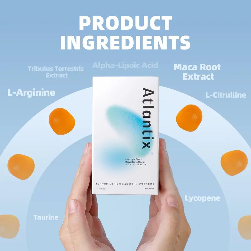  Men's Wellness Gummies – Sugar-Free – 60 Gummies –