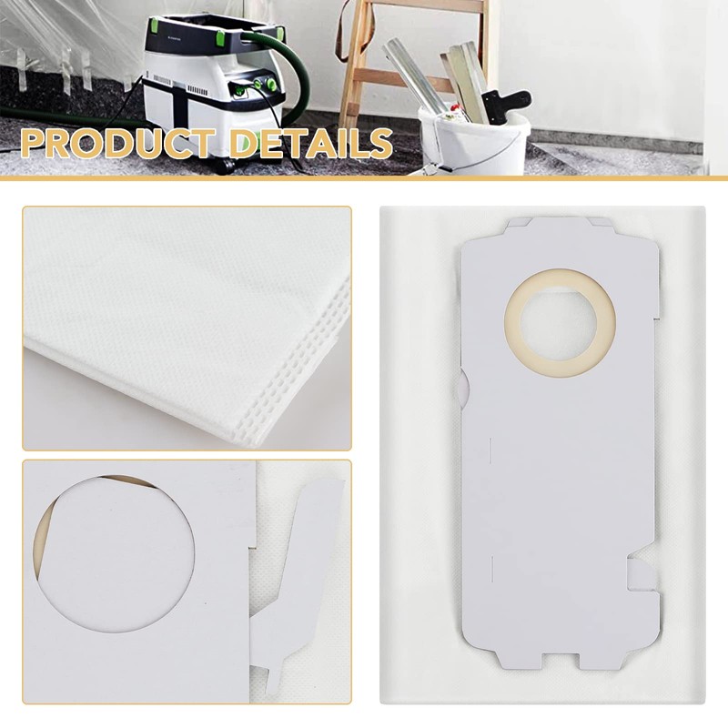 Filter Bag Dust Bags Replacement Compatible with Festool CT MINI
