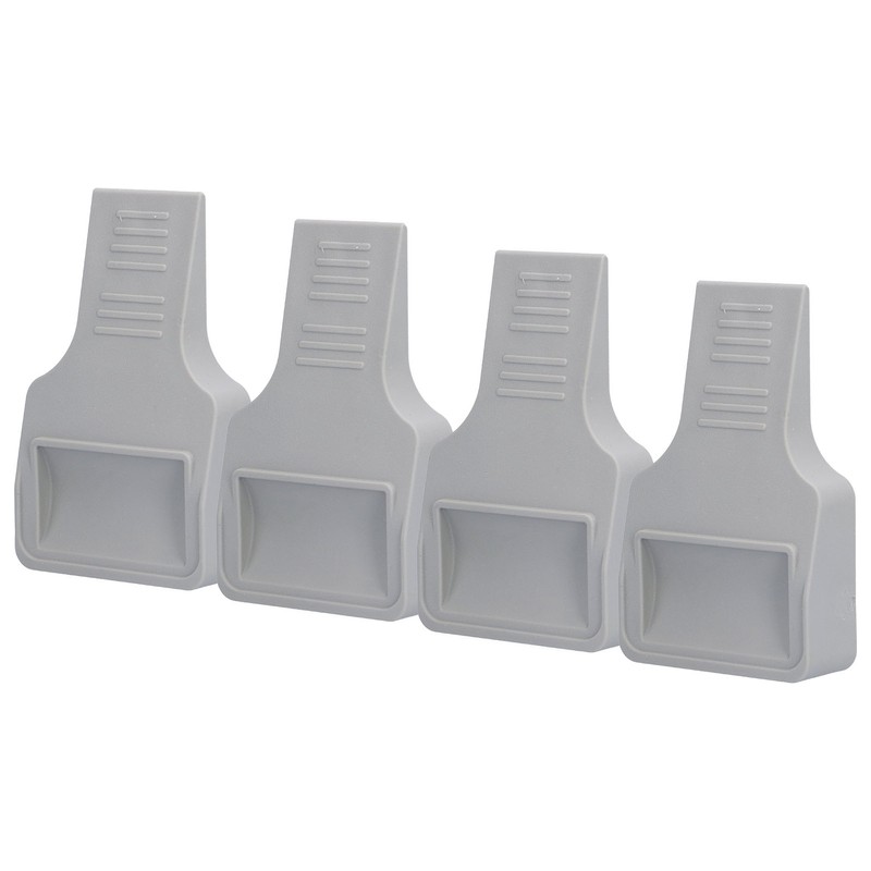 4Pcs U Shape Casters Door Stopper Anti Sliding Furniture Wheels