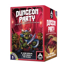 Forbidden Games: Dungeon Party - Starter Pack, Coin Bouncing Role-Playing Card Game, Party Game, Ages 10+, 1-6 Players, 30-90 Min