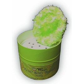 My Time JUSO Body Powder, Natural, 3.5 oz (100 g) with Handmade Puff