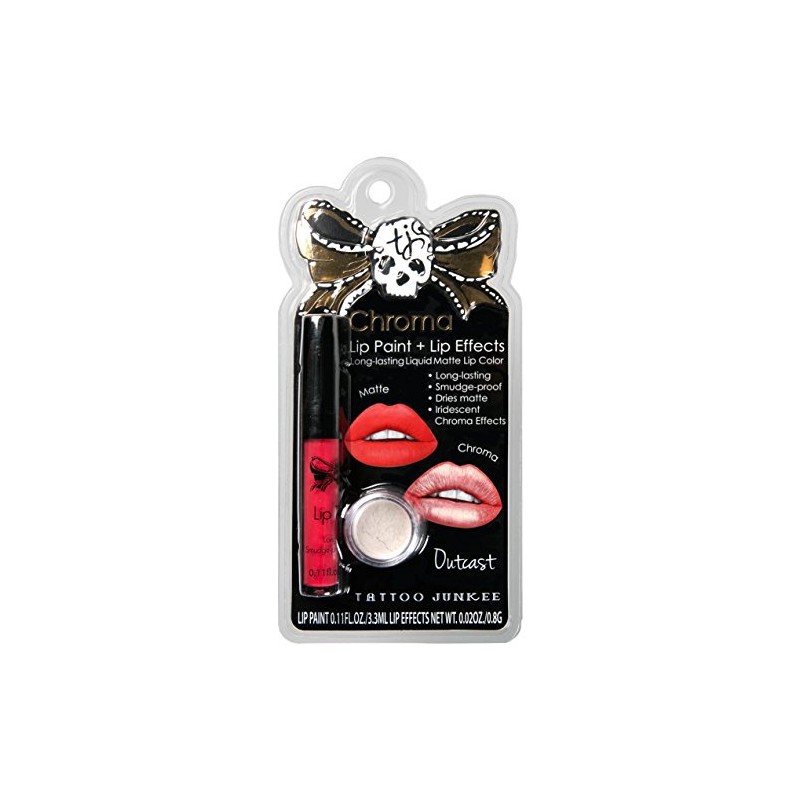 Tattoo Junkee Lip Color + Chroma Effects Long Lasting Matte