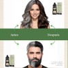Shampoo para Pintar Canas, Shampoo Tinte Café Obscuro 3 en