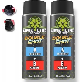 LiME LiNE High Gloss 2K Clearcoat Aerosol Can - 2 Part Clearcoat - Pack of 2
