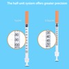 1ml 29G 5/16" (8mm) Syringe, U-100 Lab Supplies, Individually Wrapped,