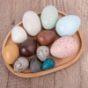 12PCS Portable Wood Simulation Eggs DIY Easter Egg for Home