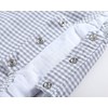 Lil cactus Baby Boys and Girls Gray Gingham Bubble Romper,