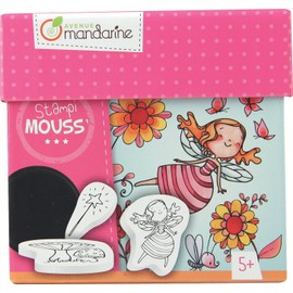 Avenue Mandarine 11 x 11 x 11 cm 10 Fairies Stamps, Multi-Colour