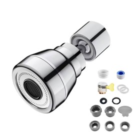 Happy mono Faucet Shower Head Water Saving Kitchen Tip Replacement Oscillating 360 Degree Rotation 160 Degree Oscillation