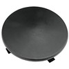 Deltech Manufacturing 6" Round Light Pole Top Cap- Black Plastic