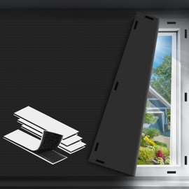 Blackout Curtains for Bedroom - 400x145 cm Portable Blackout Blinds Curtain for Any Windows -100% Blackout Shades Window Film -Temporary Blackout Shades for Baby Nursery,Dorm Room,Travel or Office Use