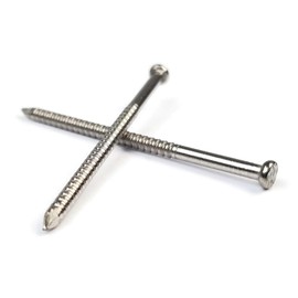 Stainless Steel 304 Wood Split-Proof Siding Nails - 13 Gauge x 2" (6d) QTY 100