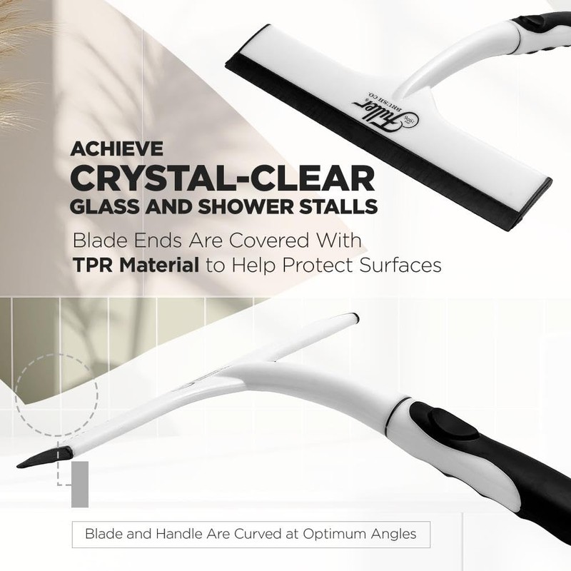 Fuller Brush Easy Grip Handheld Squeegee - for Shower Walls,