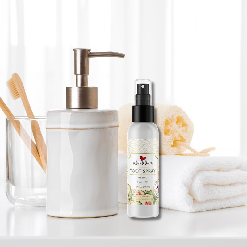 Wabi Whiffs Room and Bathroom Toot Sprays (Bling)