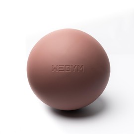 WeGym Pilates Ball 7.87 Inch, Exercise Ball for Balance, Stability, Fitness, Core Strength at Home Gym, Small Workout Balls Anti Burst and Slip Resistant, Yoga Ball with Quick Pump, Rose