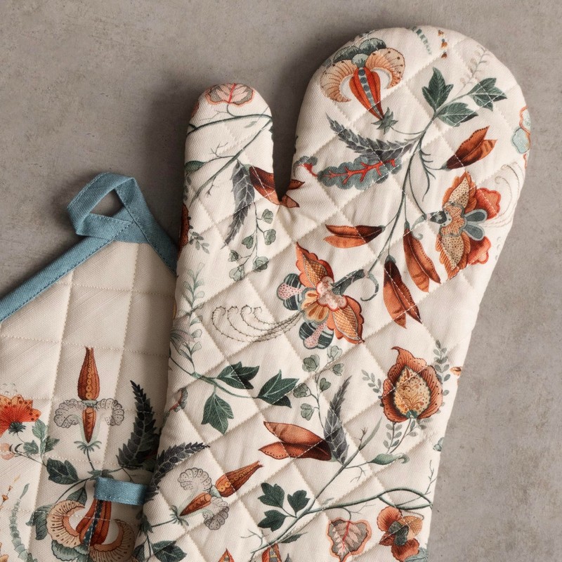 Maison d' Hermine Double Oven Mitts 100% Cotton 18cm x